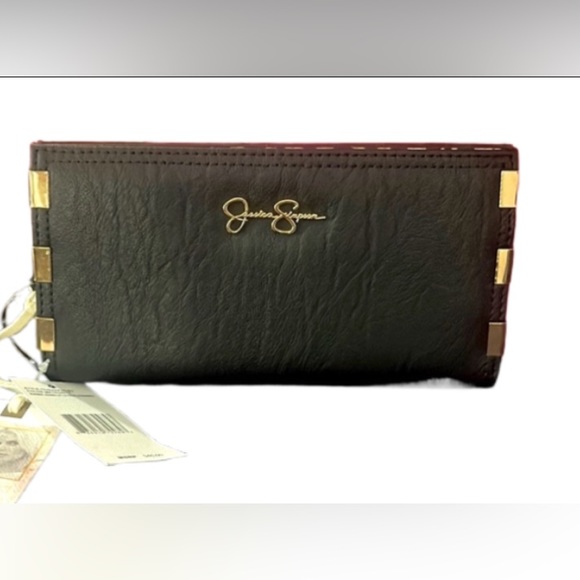 Jessica Simpson Handbags - New Jessica Simpson Isabelle Large Wallet with Gold hardware and Logo.
